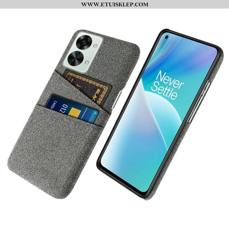 Etui do OnePlus Nord 2T 5G Tkanina O Bardzo Delikatnej Teksturze